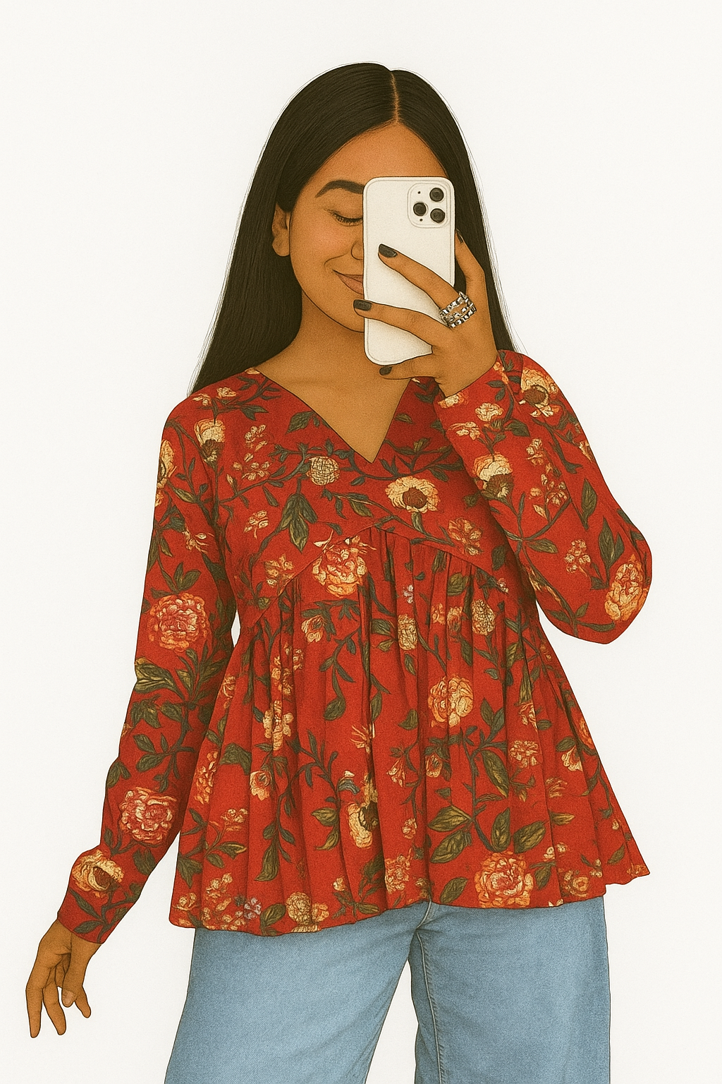 Peplum shortkurti