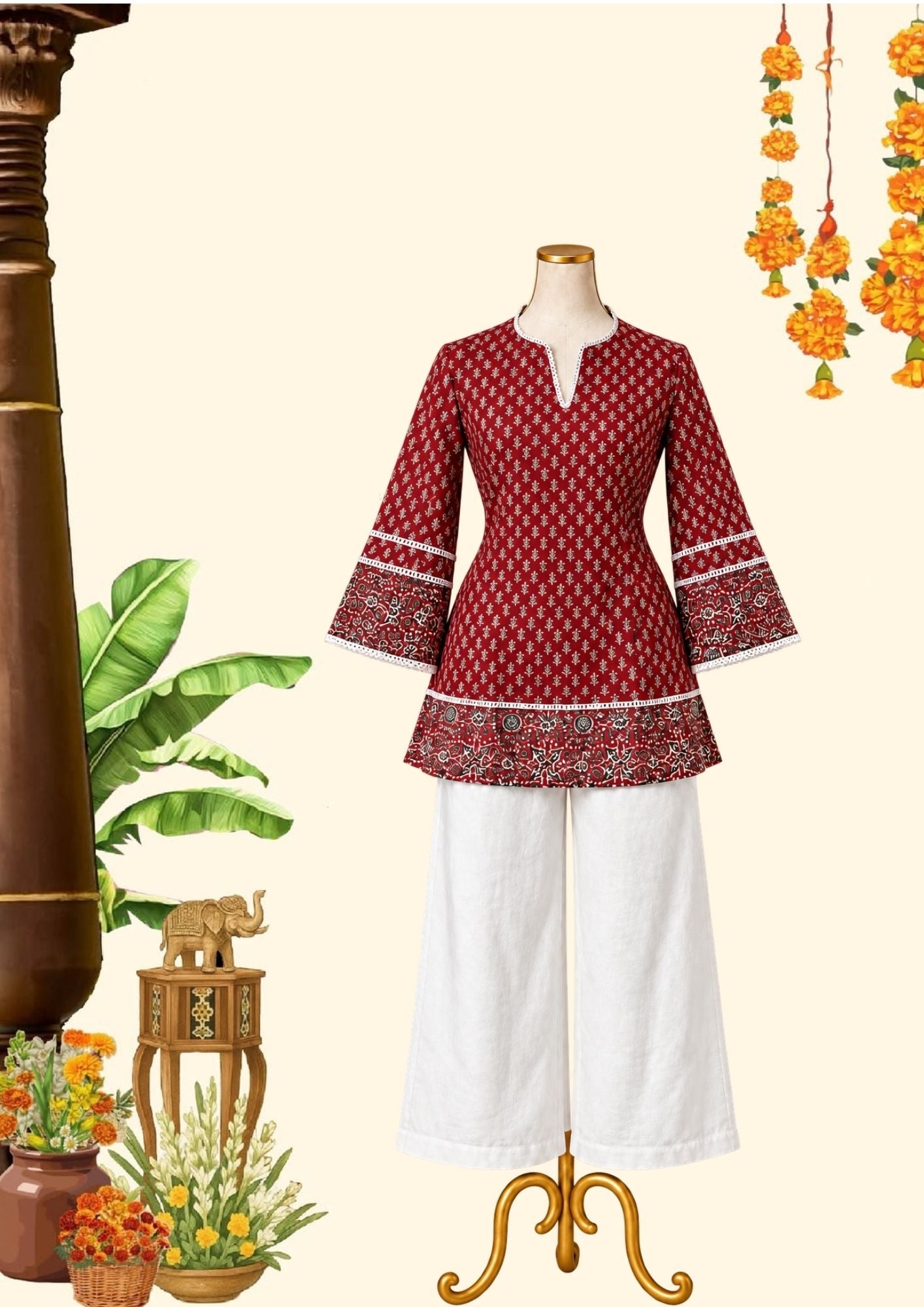 Heritage short kurti – KUDDI
