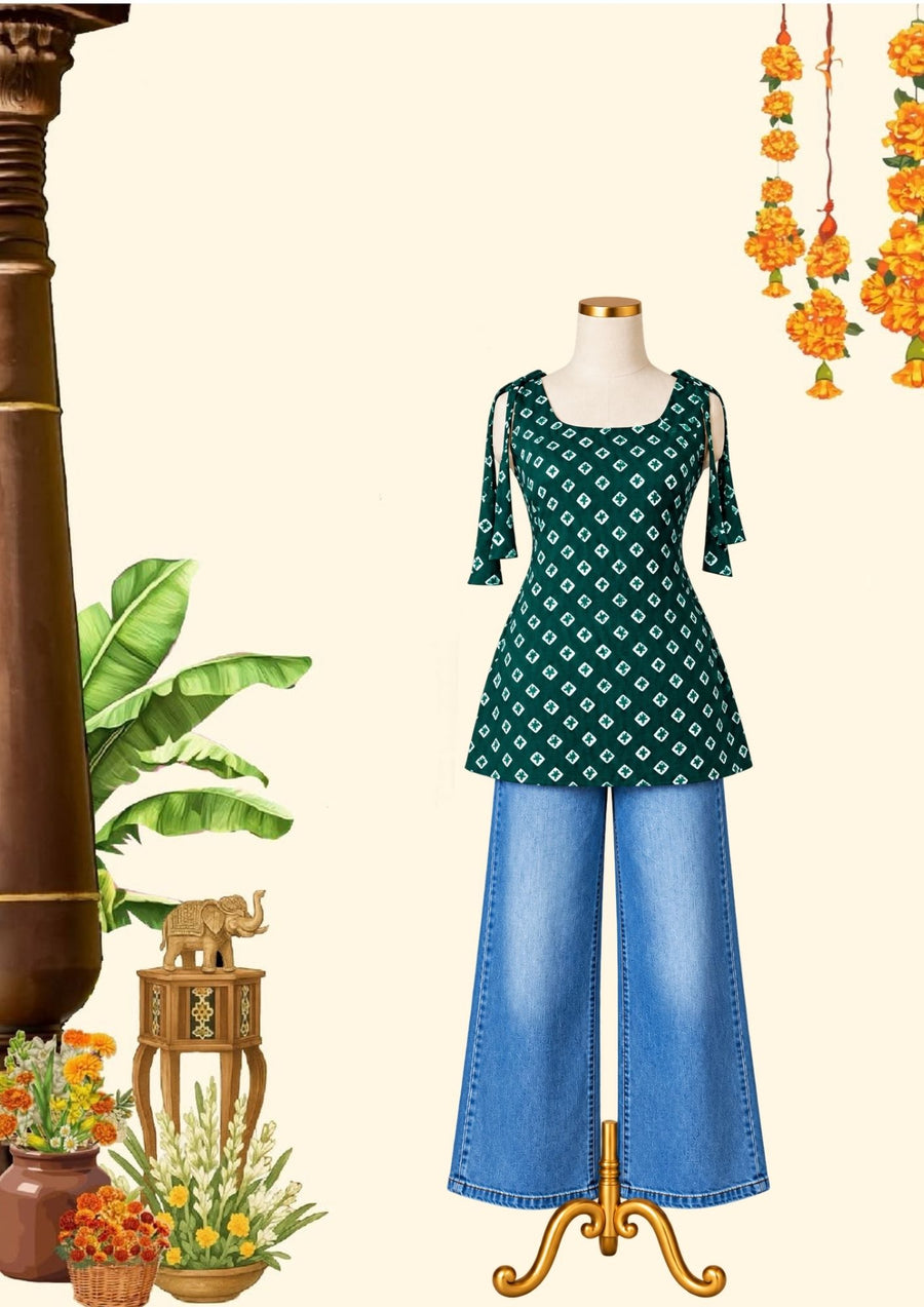 Spaghetti short kurti