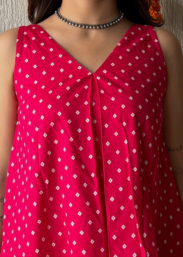 Rani Diamond cotton short kurti