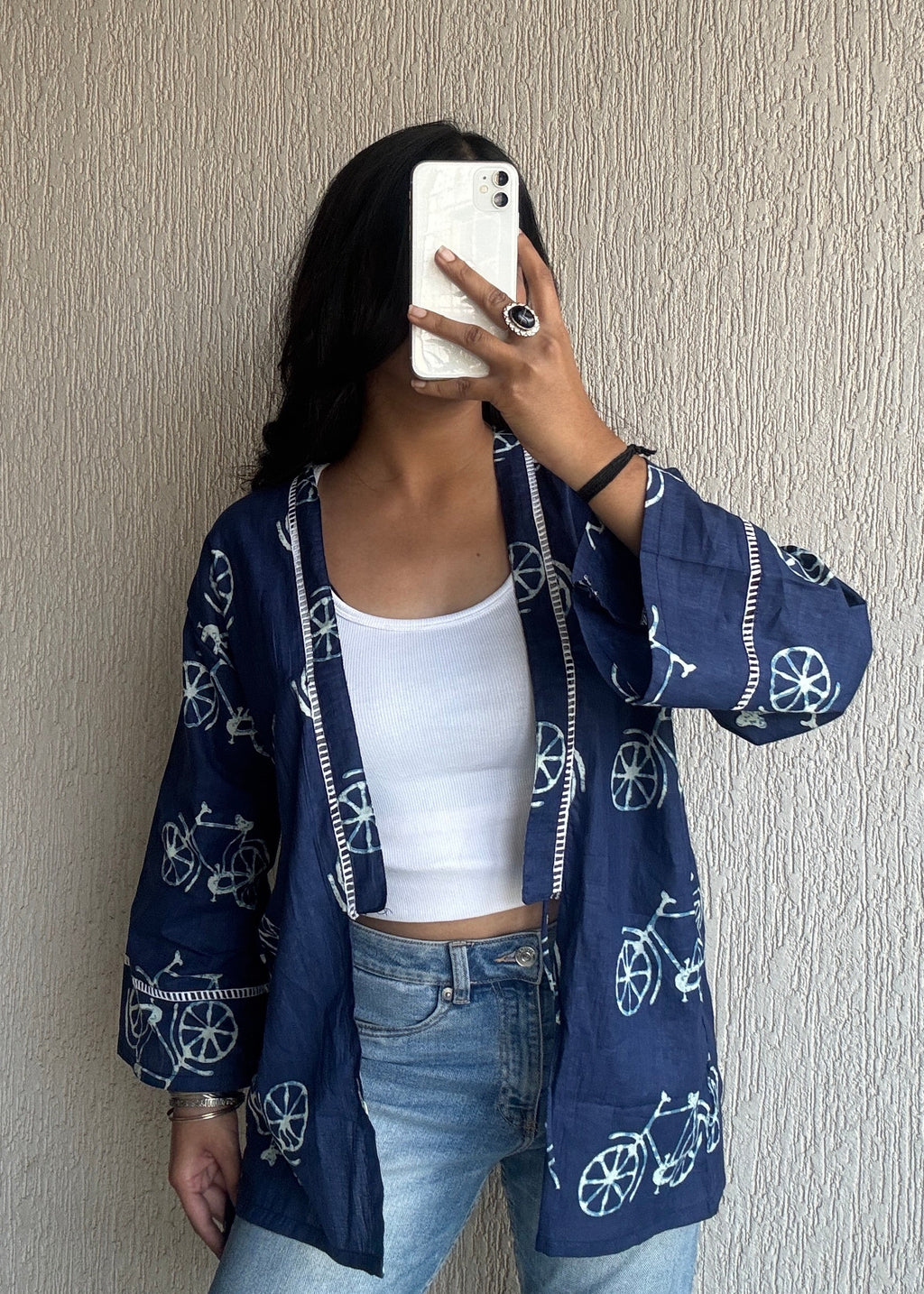 Bicycle oversized shrug