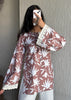 Chocolate bellsleeves short kurti