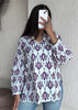Purple Not so basic short kurti
