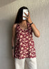 Gulaab backless short kurti