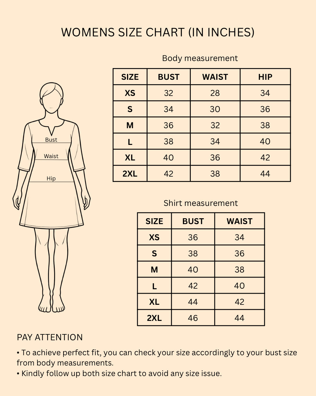 Size chart for Mint green geometric shirt
