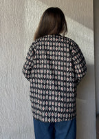 Shrug Black oversized cotton
