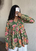 Garden peplum style cotton short kurti