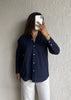 Navyblue oversized shirt