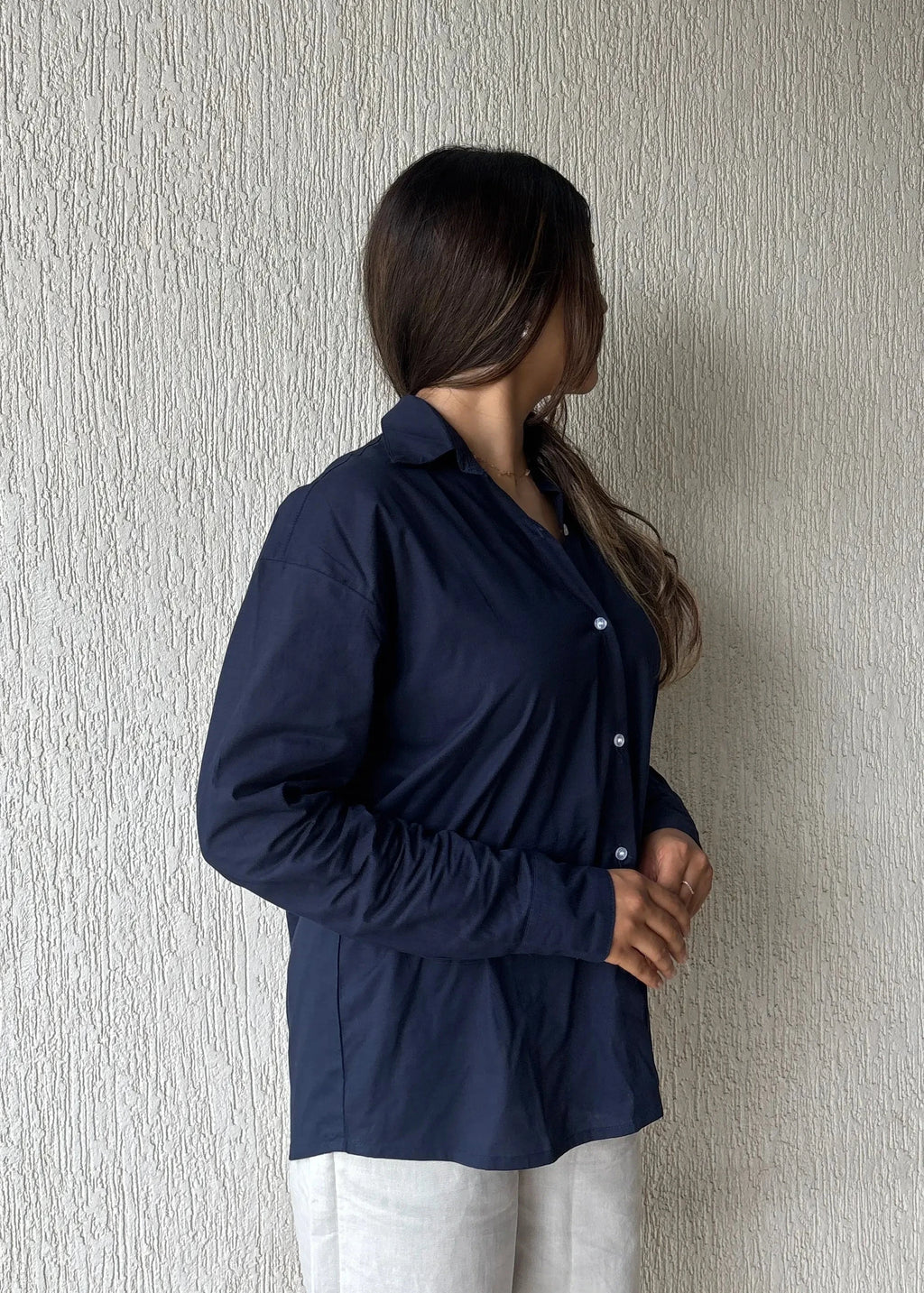 Navyblue oversized shirt