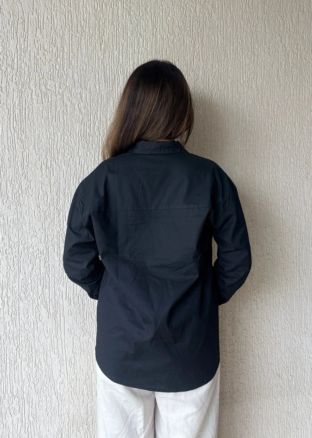 Black oversized shirt